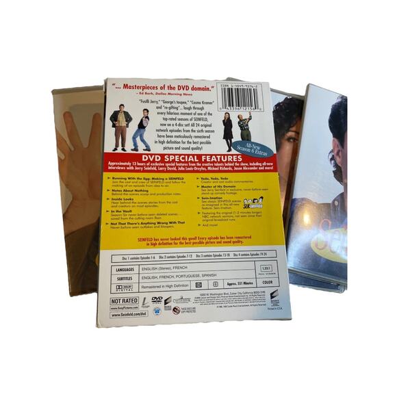 Seinfeld Season 6 Complete DVD Set 4 Discs Good Condition - Picture 2 of 7